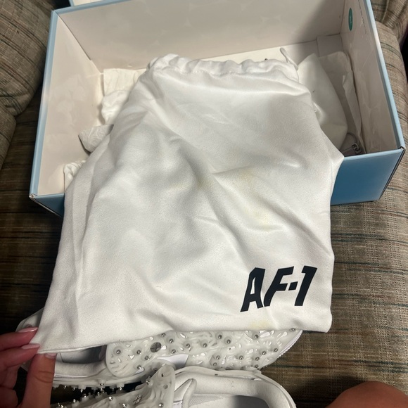 Rare Nike Air Force 1s LXX Swarovski size 7 - Picture 6 of 10